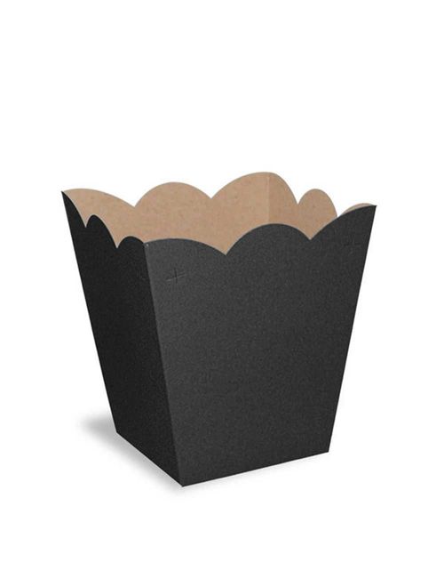 Cachepot Preto 5,5x7x7cm N3 c/8 - Kid Art