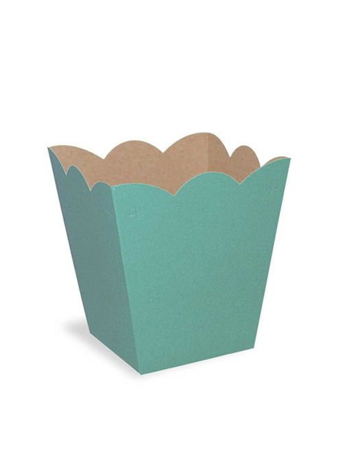 Cachepot Azul Tiffany 7x9x9,5cm N4 c/8 - Kid Art