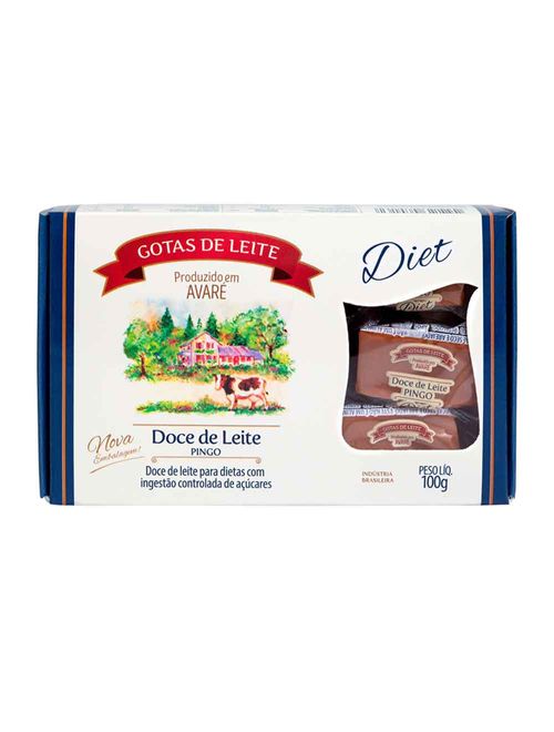 Pingo de Leite Diet 100g - Gotas de Leite
