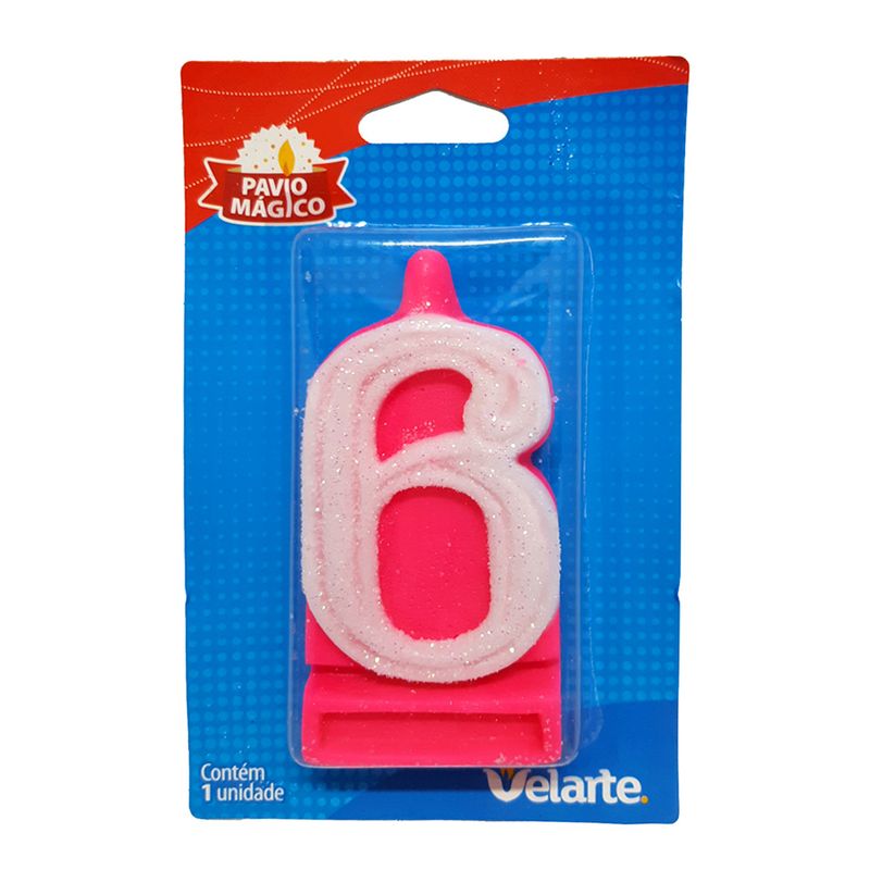 Vela-Super-Numero-Rosa-6---Velarte