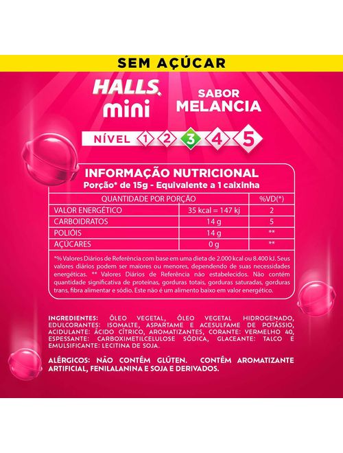 Drops Halls Mini Melancia - Adams