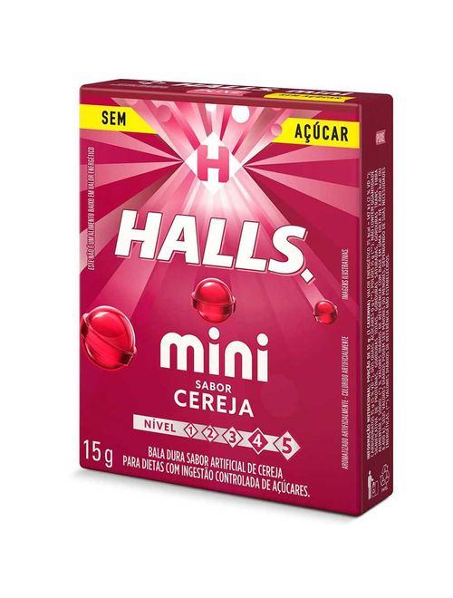 Drops Halls Mini Cereja - Adams