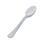 Colher-Refeicao-Prata-c-10---Silver-Plastic