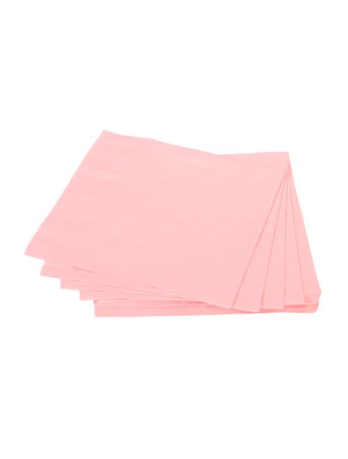 Guardanapo Liso Rosa Bebê 25x25 c/20 - Silver Festas