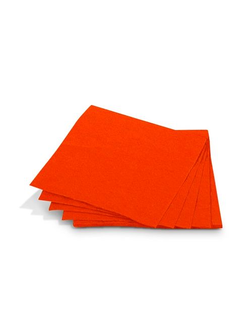 Guardanapo Liso Laranja 25x25 c/20 - Silver Festas