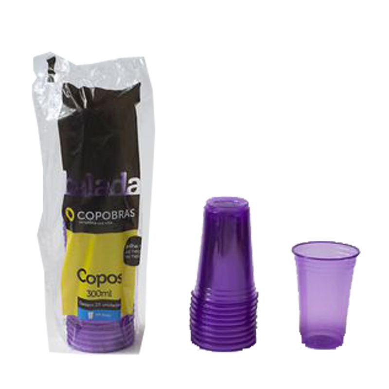 Copos-Balada-Neon-Roxo-300ml-c-25---Copobras