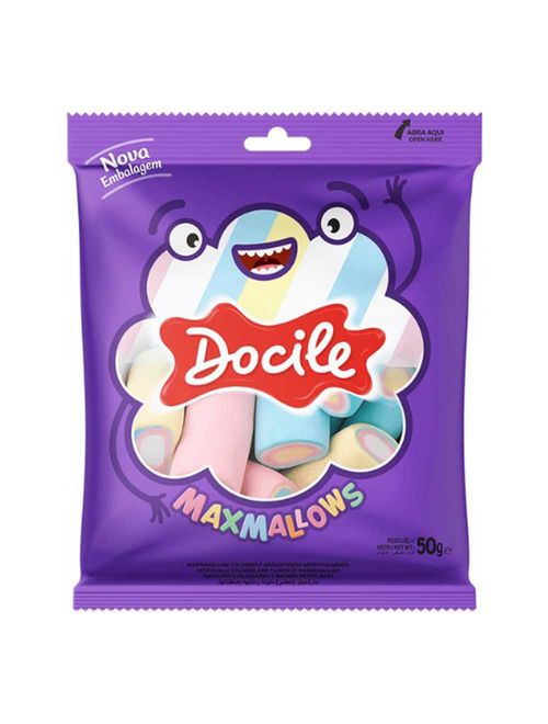Marshmallow MaxMallows Tubo Color 50g - Docile