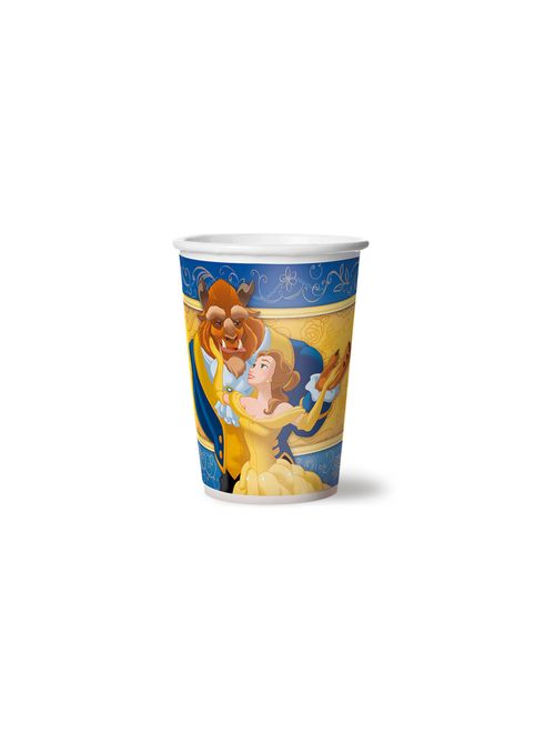 A Bela e a Fera Copo 180ml c/8 - Regina