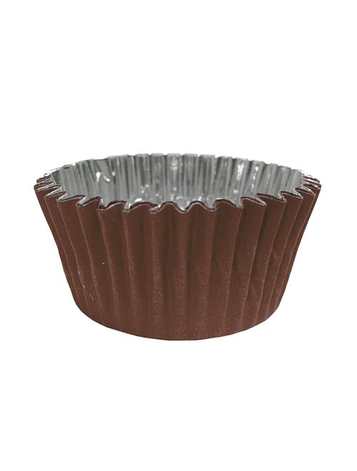 Forminha Cupcake Marrom c/45 - Bax