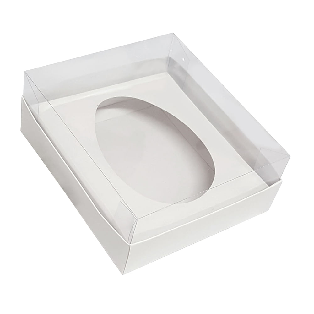 Caixa para Ovo de Colher Branca 500g c/5 - Yinpack