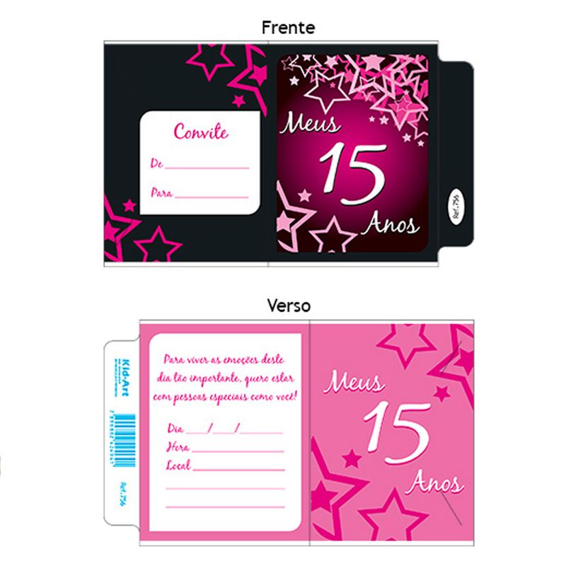 Convite-Aniversario-15-anos-c-10-Ref.-756---Kid-Art