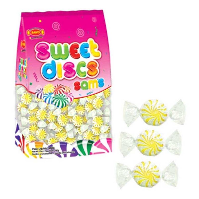 Bala-Sweet-Discs-Sams-Amarelo-Abacaxi-480g---Sams
