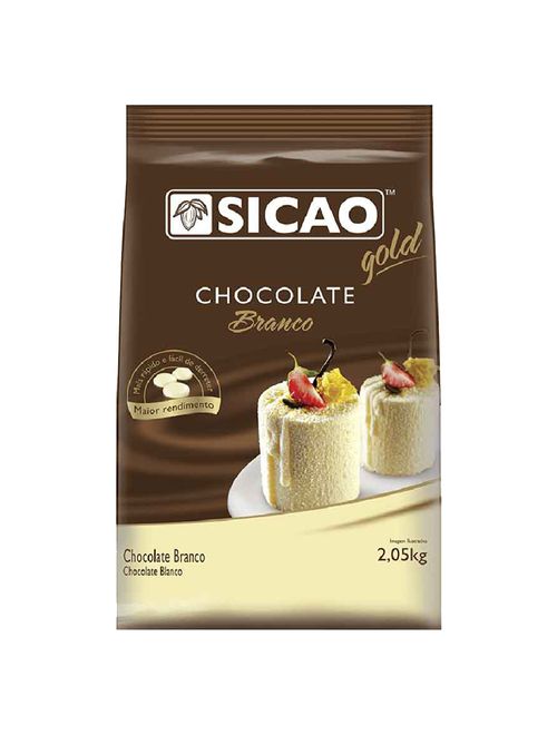 Gotas de Chocolate Branco Gold 2,05kg - Sicao