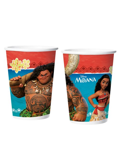 Moana Copo Papel c/8 - Regina