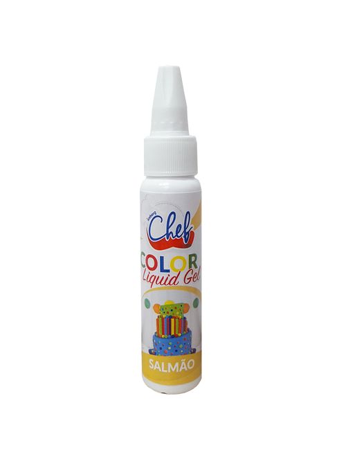 Corante Líquido Gel Salmão 25g - Chef