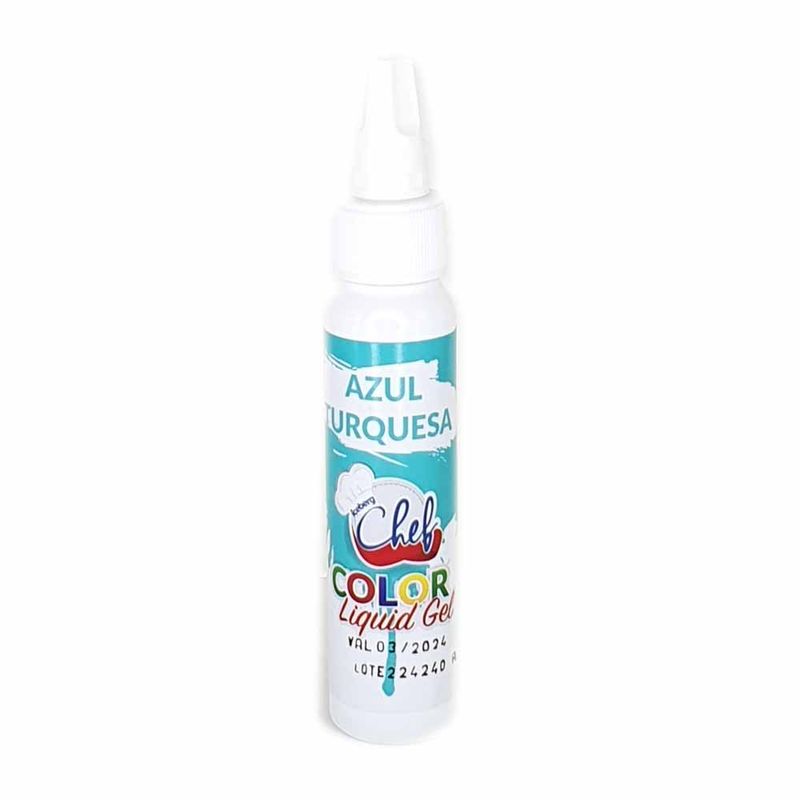 Corante-Liquido-Gel-Azul-Turquesa-25g---Chef