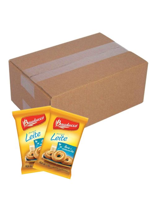 Kit Biscoito Sache Rosca Leite C/40 - Bauducco