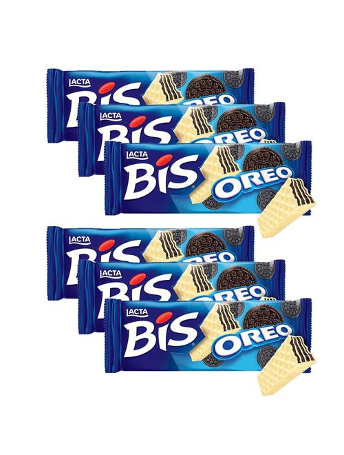 Kit 6 Chocolates Bis Oreo - Lacta