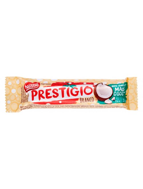 Chocolate Prestígio Branco 33g c/30 - Nestle