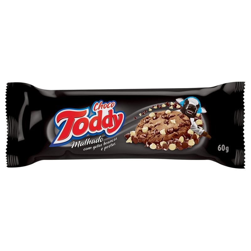 Cookie-Chocolate-Malhado-Gotas-Branco-Preto-60g---Toddy