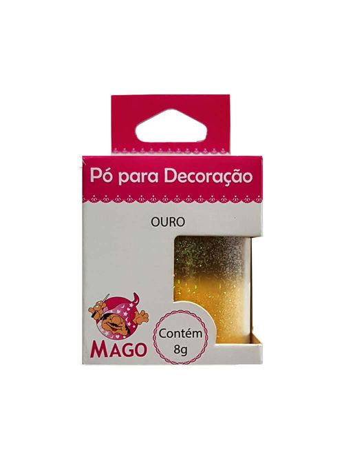 Pó p/ Decoração Ouro 8g - Mago