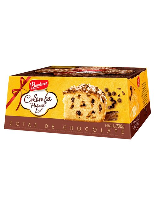 Colomba Pascal Gotas de Chocolate 700g - Bauducco