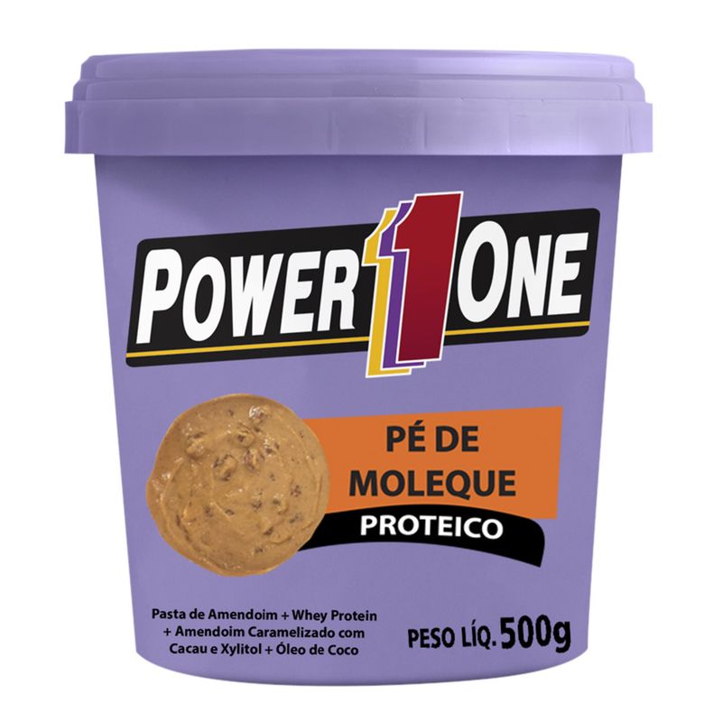 Pasta-Amendoim-Pe-de-Moleque-Proteico-Power-One-500g---Nut