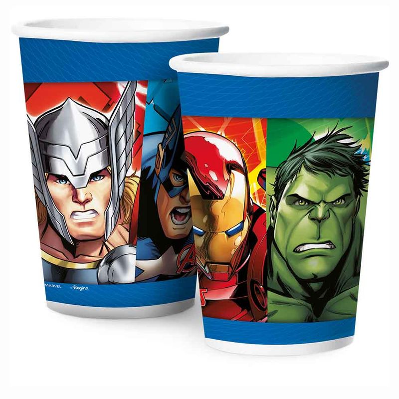 Vingadores-Animated-Copo-Papel-180ml-c-8---Regina