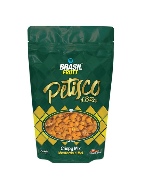 Petisco d’ Buteco Crispy Mix Mostarda e Mel 300g - Brasil Frutt