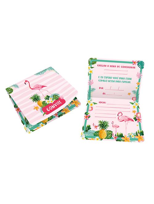 Flamingo Convite c/8 - Regina