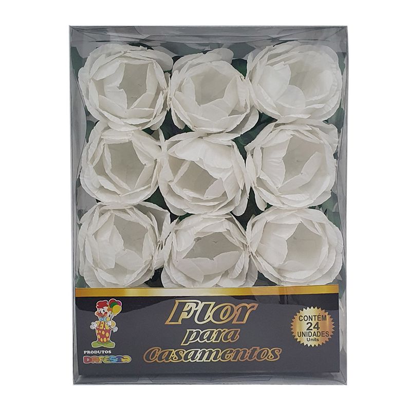 Forminha-para-Casamento-Flor-Rosa-Branco-c-24---Dafesta