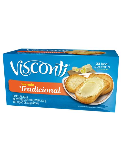 Torrada Tradicional 120g - Visconti