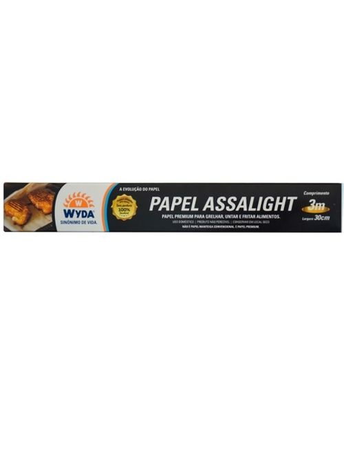 Papel Antiaderente Para Assar Premium Assalight 3m - Wyda