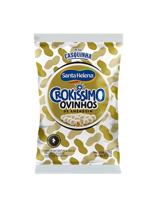 Ovinho Amendoim Crokissimo 1,01kg - Santa Helena