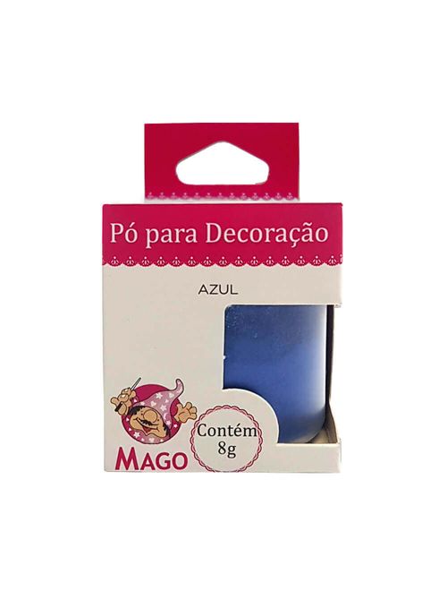 Pó p/ Decoração Azul 8g - Mago
