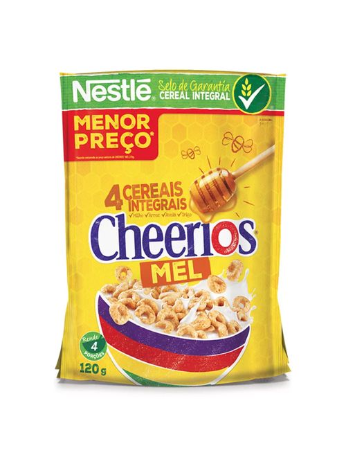 Cereal Matinal Integral Cheerios Mel 120g - Nestlé