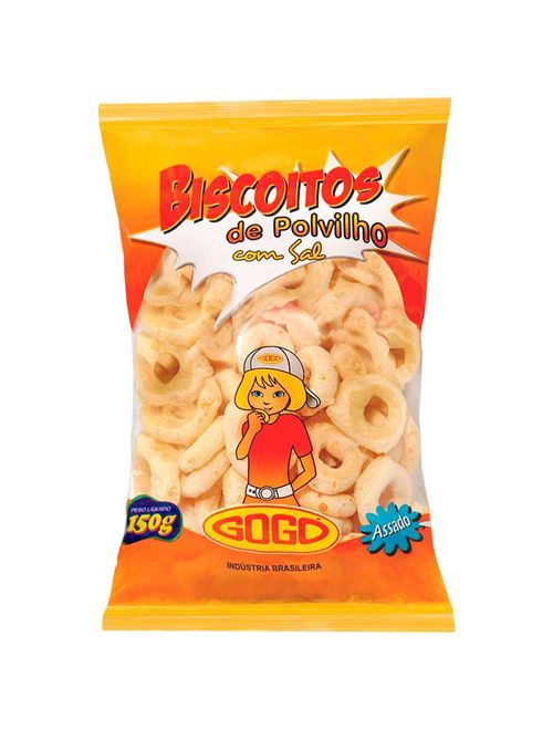 Biscoito de Polvilho Salgado 150g - Gogo