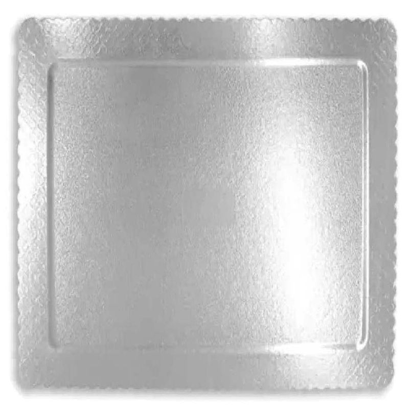 Prato-Plano-Cake-Board-Prata-Quadrado-32cm---Ultrafest