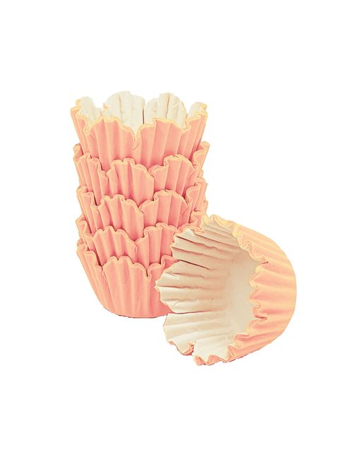 Forminha Lisa Recortada para Doces Rosa No 5 c/100 - Reiki
