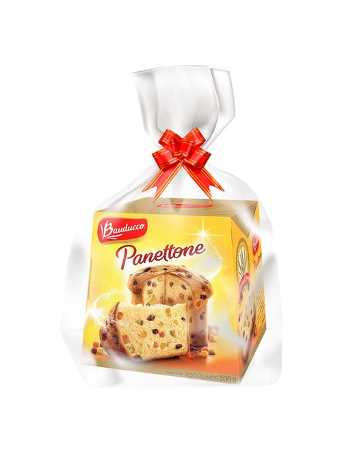 Kit Presente Natal Panettone 400g - Bauducco