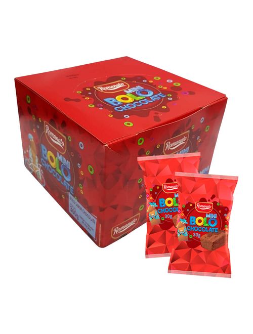 Mini Bolo Chocolate c/12 - Romanato