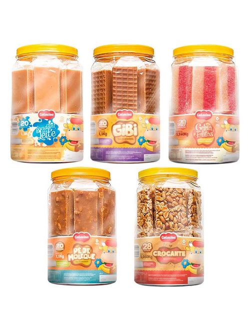 Kit Gulosina - 5 Doces Sortidos
