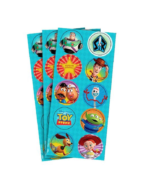 Toy Story 4 Adesivo Redondo c/30 - Regina