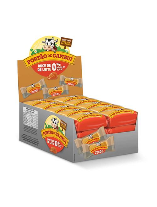 Tablete Doce de Leite Zero Açúcar c/40 - Portão de Cambuí