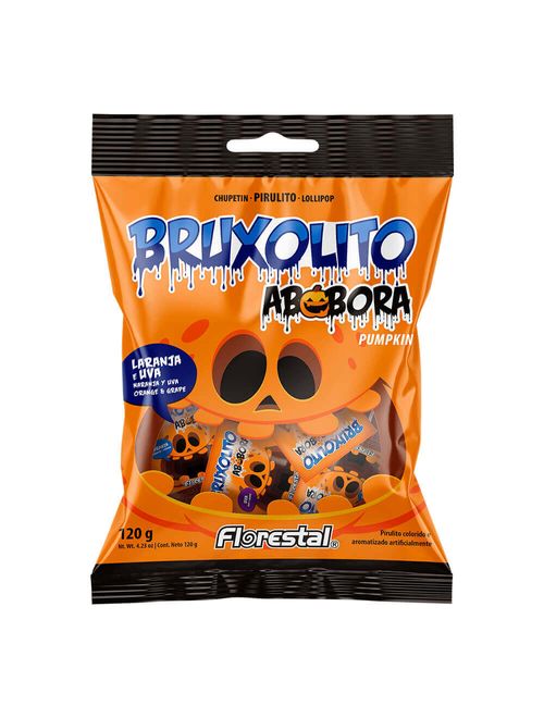Pirulito Bruxolito Abóbora 120g - Florestal