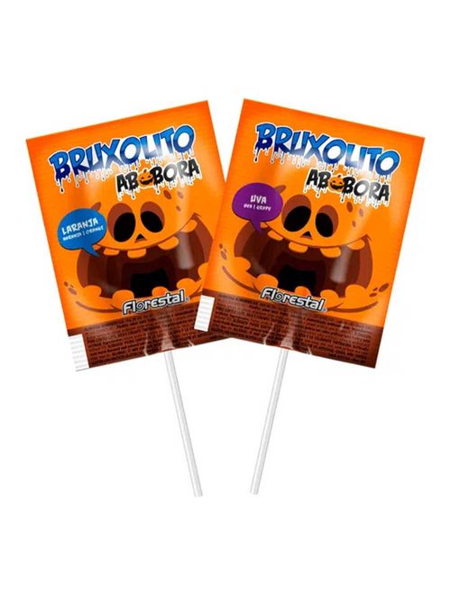 Pirulito Bruxolito Abóbora 120g - Florestal