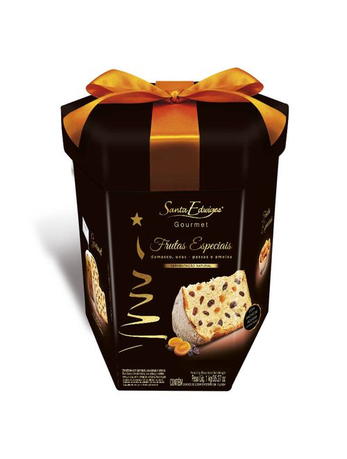Panettone Gourmet Frutas Especiais 1kg - Santa Edwiges