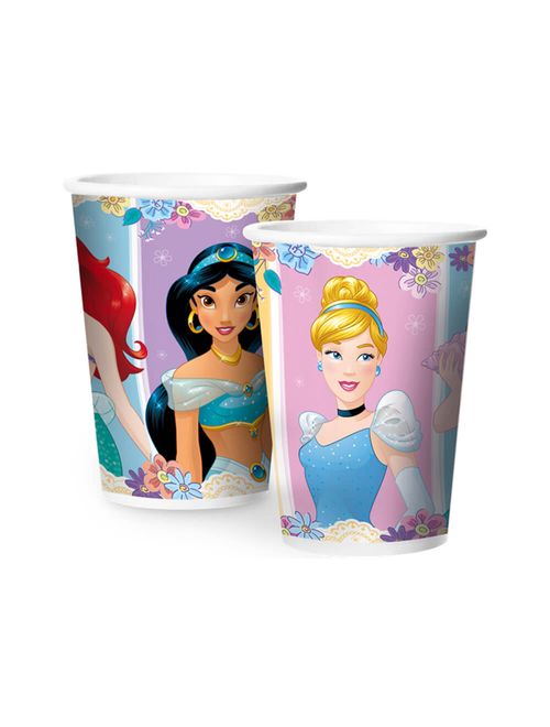 Jardim das Princesas Disney Copo Papel 180ml c/8 - Regina