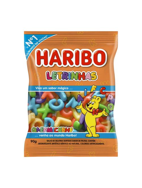 Bala de Gelatina Letrinhas 90g - Haribo