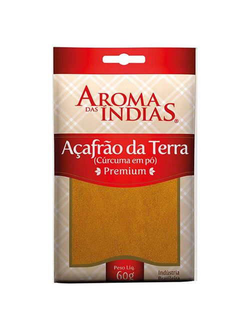 Açafrão da Terra 60g - Aroma das Índias